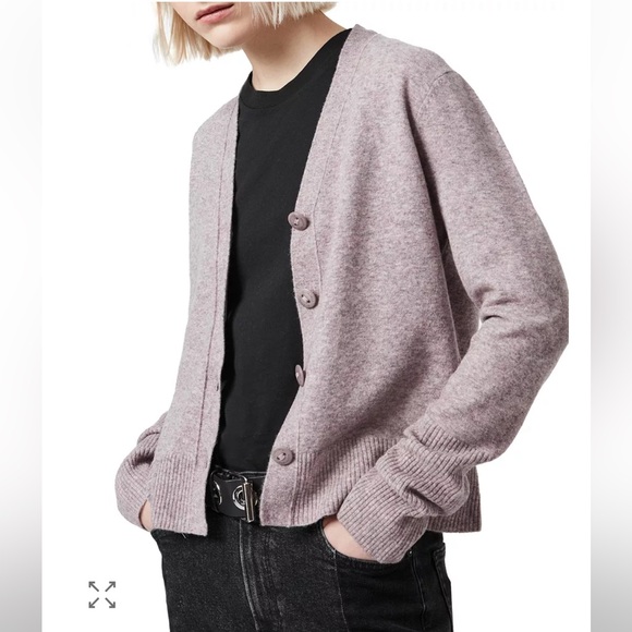 AllSaints Ruffa Neu Cardigan - Picture 2 of 16